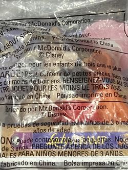 1998 McDonald’s Disney Lady And The Tramp Happy Meal VHS Train Figure Toy