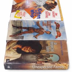Vintage VHS Lot 3 Kitten With a Whip Calamity Jane An Unexpected Family