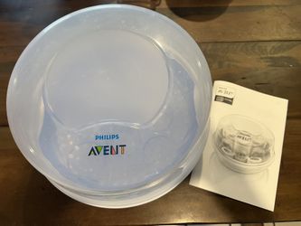 Philips AVENT Microwave Steam Sterilizer for Baby Bottles, Pacifiers, Cups and More