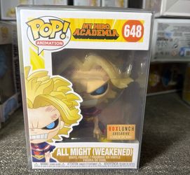 Funko Pop all might weakend