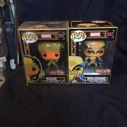 Funko Blacklight Rogue & Wolverine