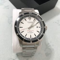 Tudor Men's White Grantour Date Watch