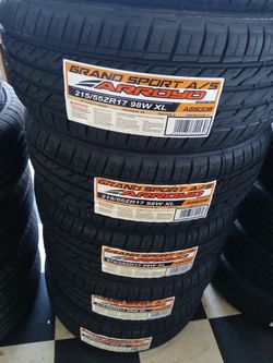 Tengo un set de llantas nuevas 215 55 17 de la marca arroyo