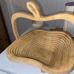 Wooden Fruit Bowl