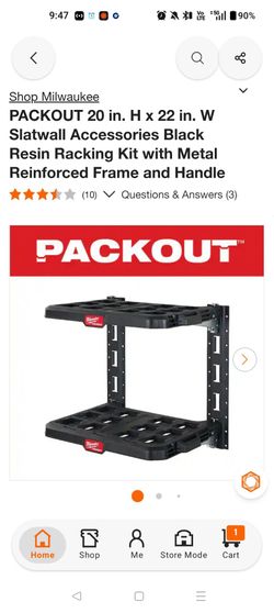 Milwaukee PACKOUT Slatwall Racking Kit