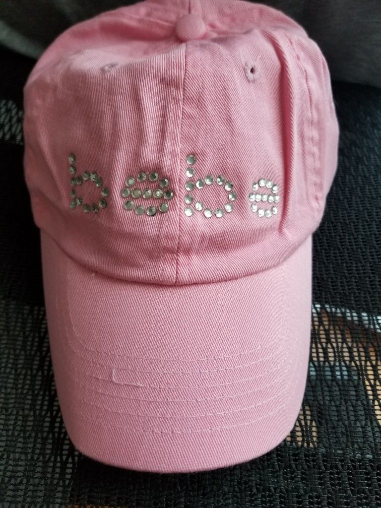 Brand New PINK Bebe Hats Cap Adjustable Men Women