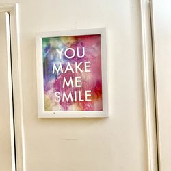 Wall Art ( YOU MAKE ME SMILE) 