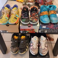 NIKE KYRIE IRVING USED 5pairs SNEAKER BUNDLE SIZE 10.5 & 10