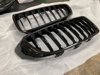 F30 gloss black grills