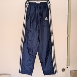 Vintage Adidas Tearaway Track Pants Size Small Snap Off Running Pants