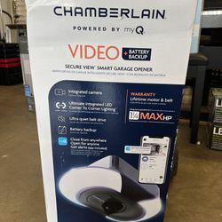 Chamberlain ½ HP Smart Belt Drive Garage Door Opener with Wi-fi Compatibility Battery Backup