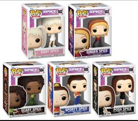 Funko Pop Spice Girls Complete Set of 5 New in Box