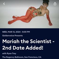 Mariah The Scientist Concert Tickets 