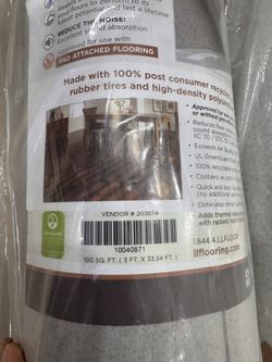 Soundproof Underlayment 100 SQ FT