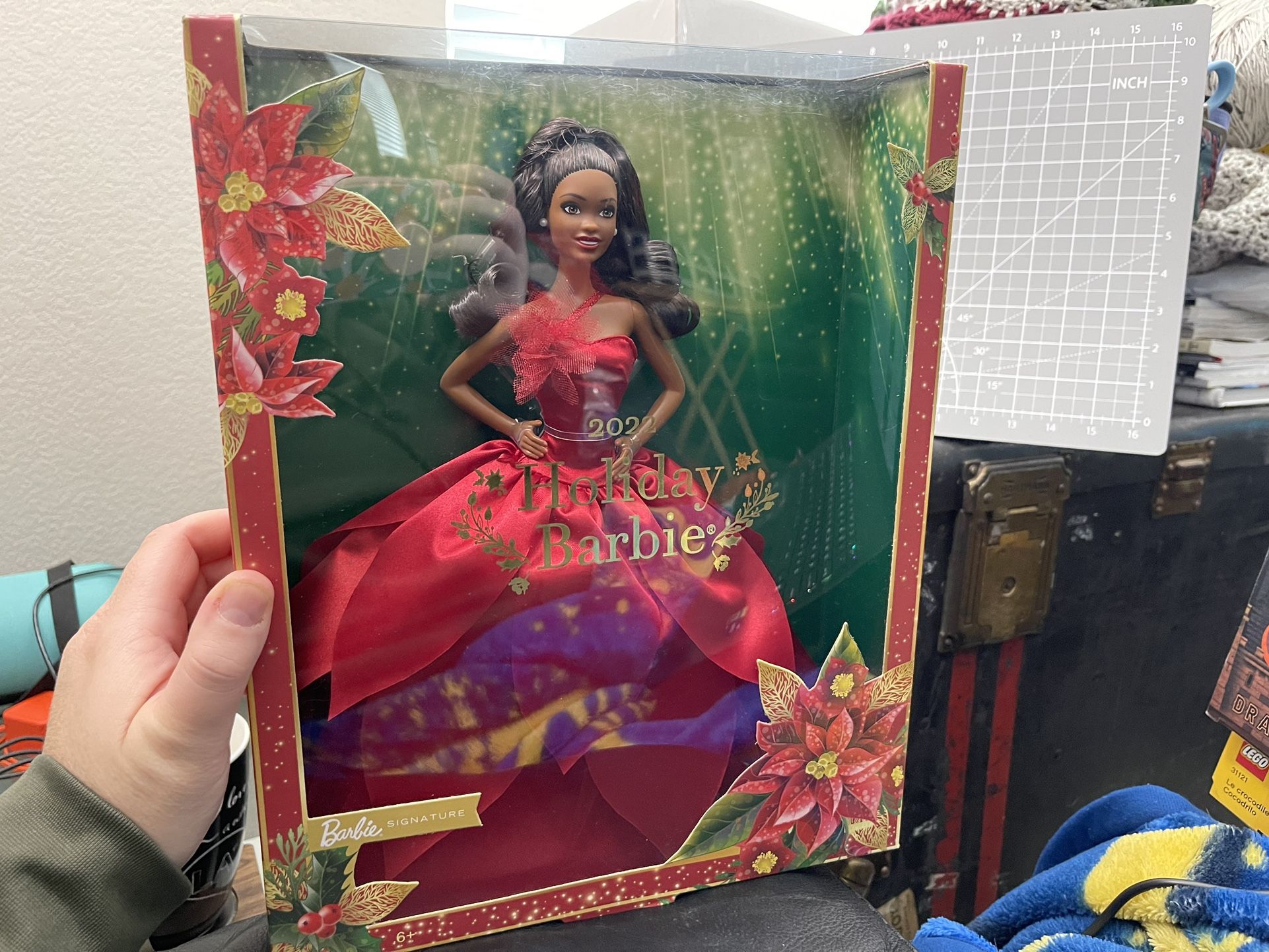 New Barbie Signature 2022 Holiday African American!