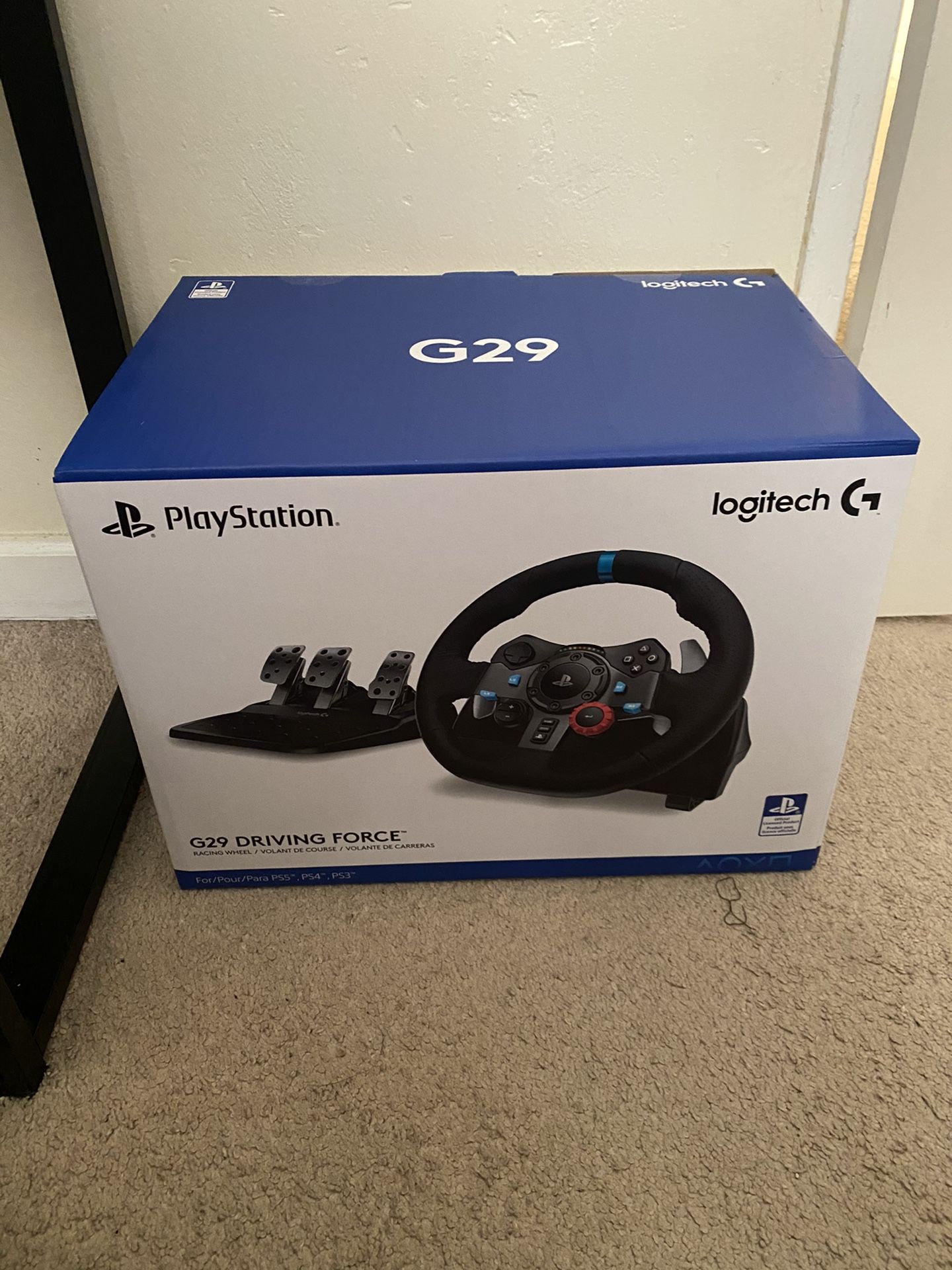 Logitech G29 Racing Wheel - PS3, PS4, Ps5, PC