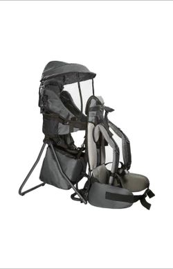 ClevrPlus Cross Country Baby Backpack Hiking Child Carrier Toddler Gray