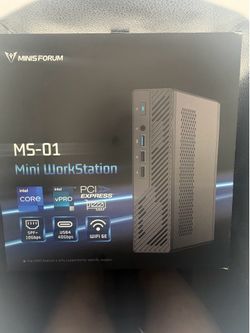 MINISFORUM MS-01 Mini WorkStation - NEW Factory Sealed
