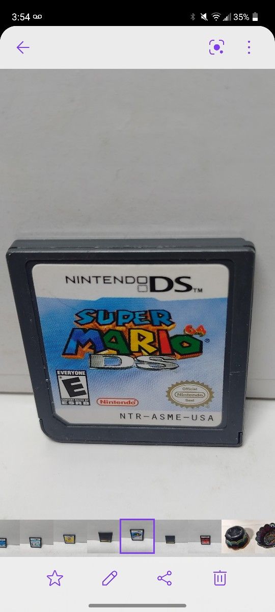 Nintendo DS Super Mario 64 $30