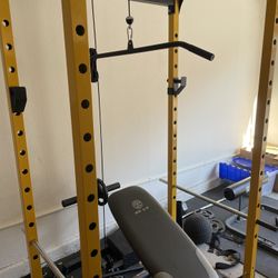 Squat Rack Lat Pull Down Home Gym