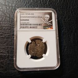 1641 Spain 8M Pirate Money