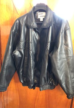Golden Leather XL faux leather coat