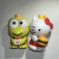 Hello Kitty Burger King 2026 Kids Meal Toys SET OF 2 TOYS NEW (Opened)