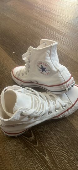 Authentic Converse Chuck Taylor All Star High Top Shoes - Optical White (Women's 7 / Men's 5)