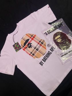 Burberry Bape White t Shirt