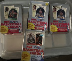 1989/90 NBA Hoops Boxes