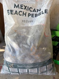 Mexican beach pebbles