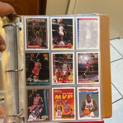 Michael Jordan basketball cards in excellent condition
