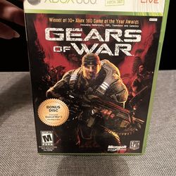 Gears of War (Microsoft Xbox 360, 2008) Complete 2 Disc Edition Very Good