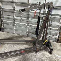 Pittsburgh 1 Ton Capacity Foldable Shop Crane