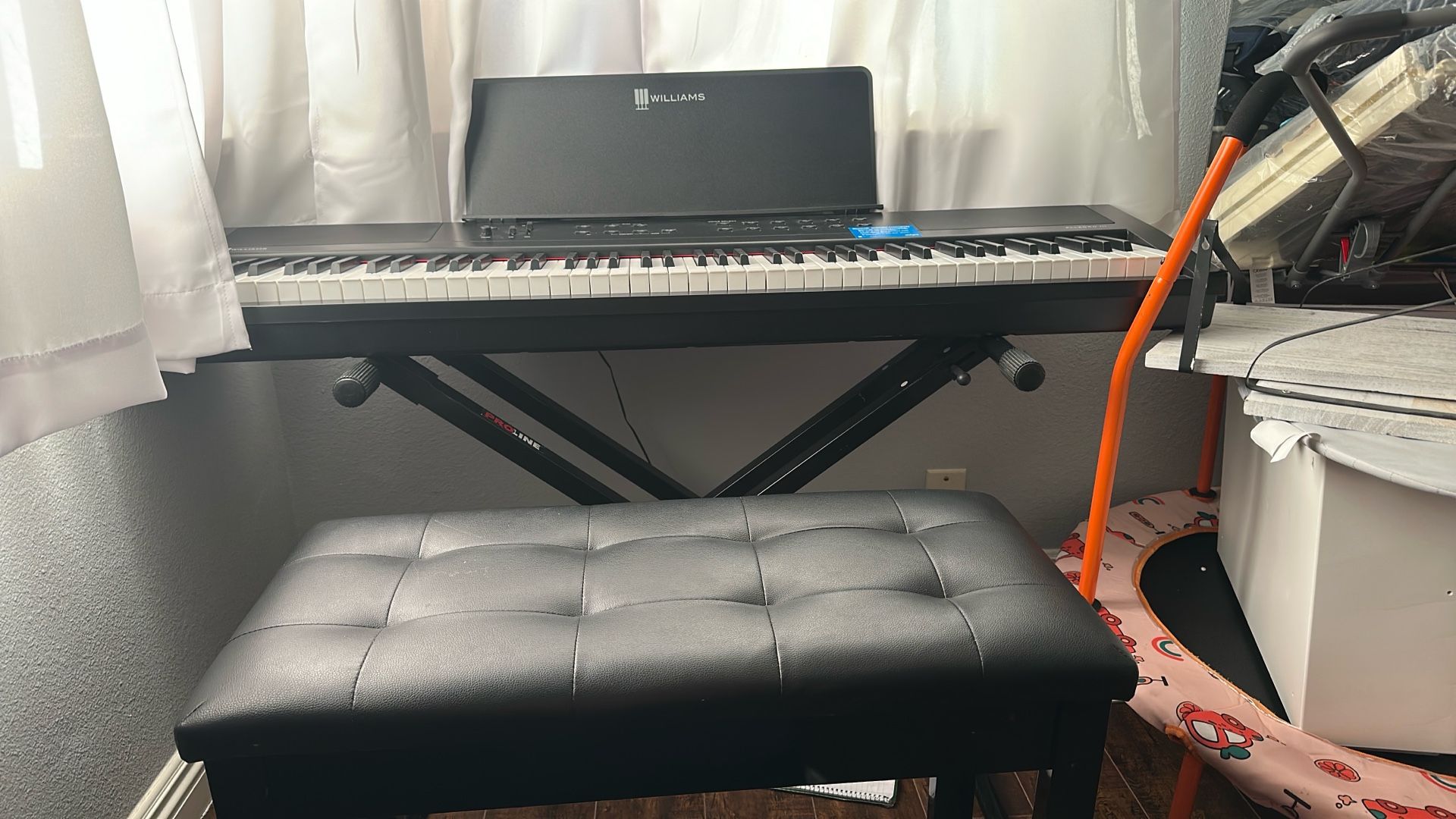 Keyboard With Stand And Chair