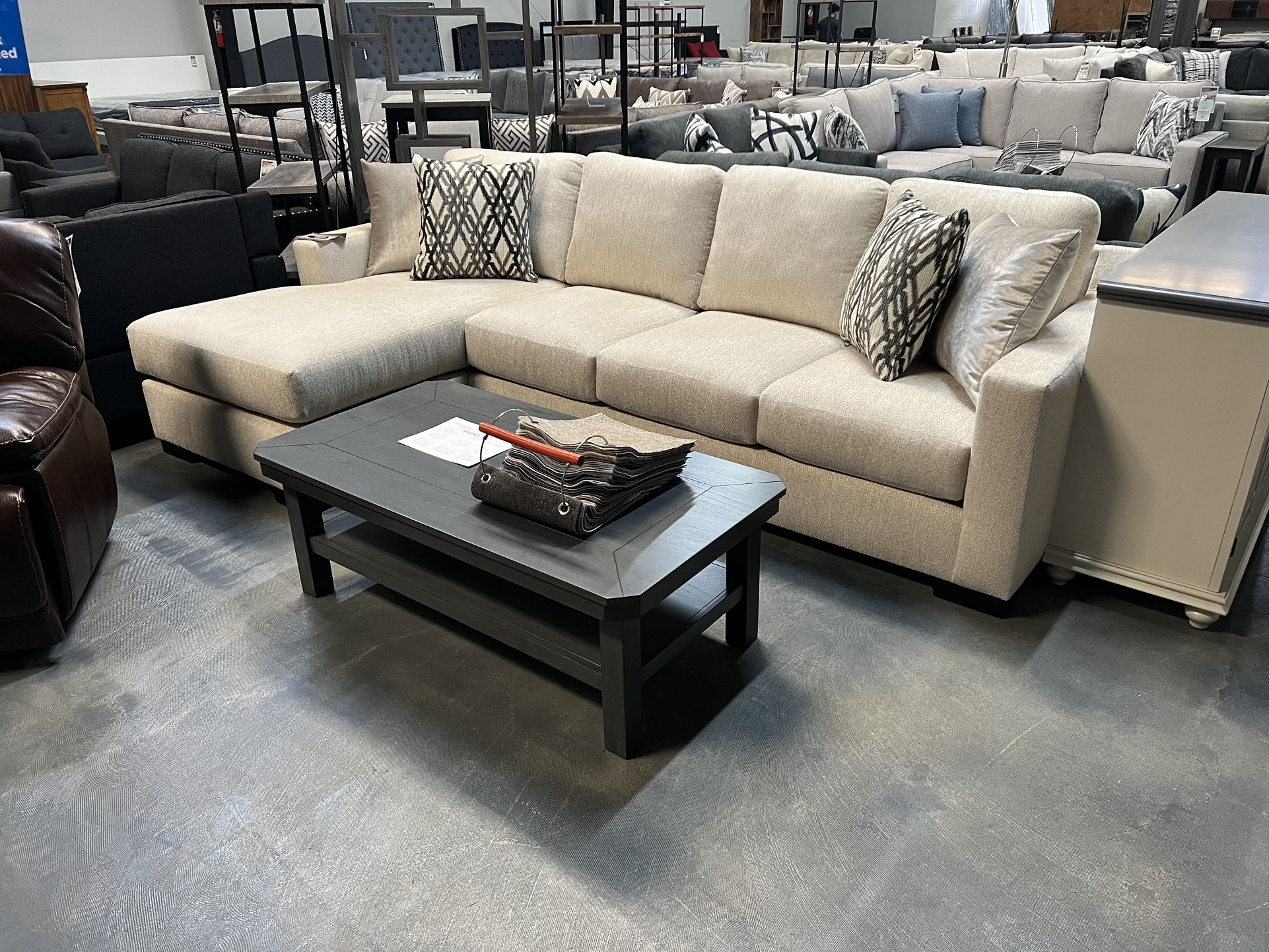 Oxford Sectional Chaise/Sofa On Sale Now