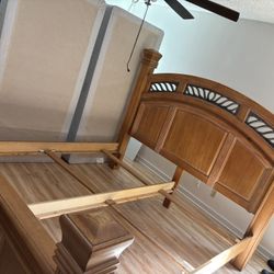 King Size Solid Wood Bedroom Set