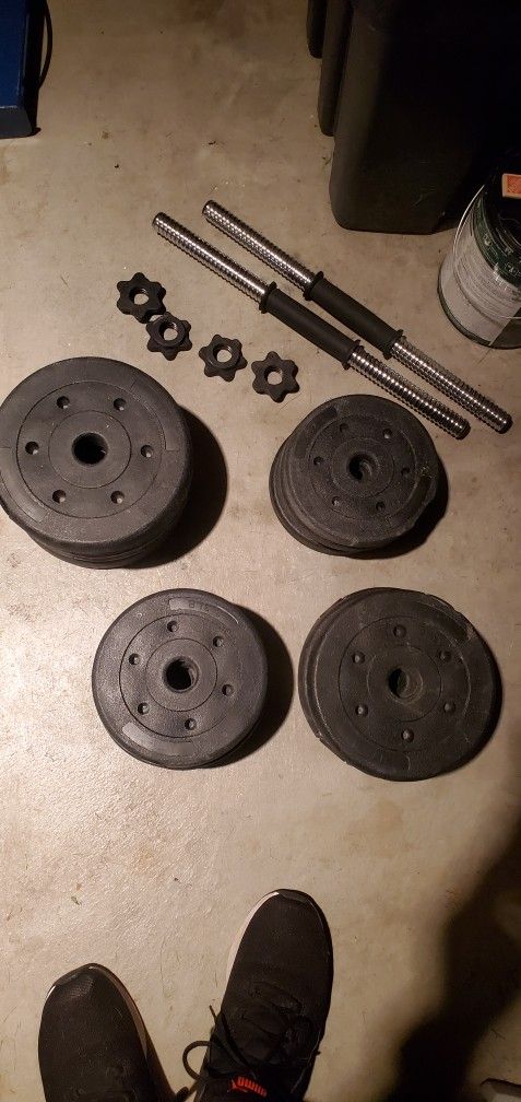 Adjustable 1" Dumbbells