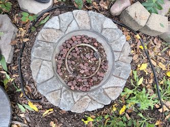 Gas fire pit