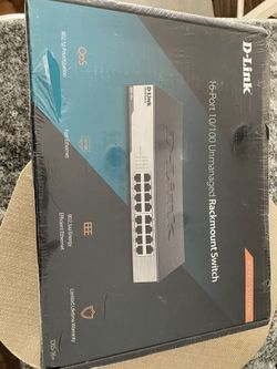 D-Link 16 Port Rack mount Switch