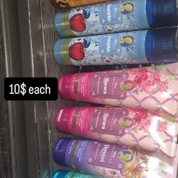 Bath and body work sprays and lotion