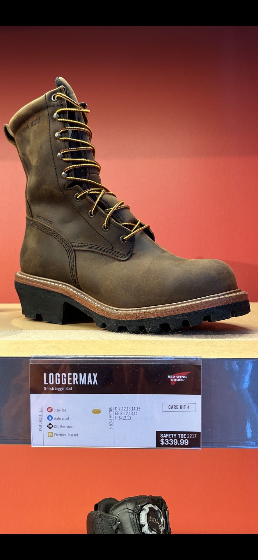 Logger Max Red Wing Boots 
