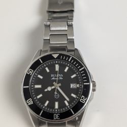 Bulova Marine Star 98B203 – Stainless Steel – Working Perfectly