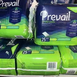 Prevail. Disposable Underpad Fluff 23X36" Large 25 Ct 