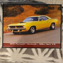 1970 Plymouth Hemicuda Framed Print