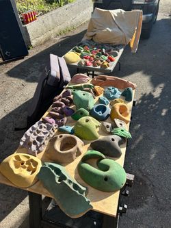 Rock climbing holes