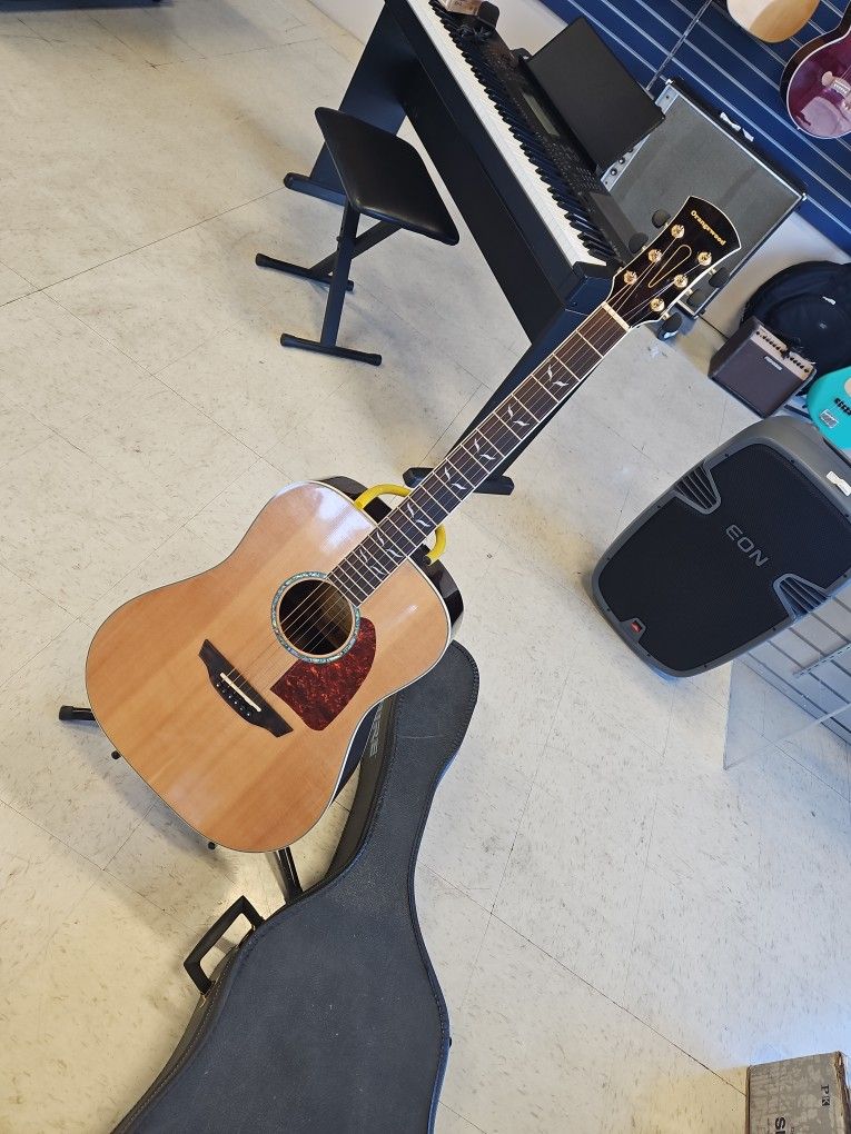 Orangewood Echo 6 String Acoustic Guitar With Hard Case 814470-1