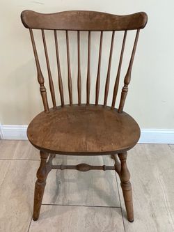 Vintage S. Bent & Bros Windsor Comb Back Side Chair – Colonial Revival – Gardner MA