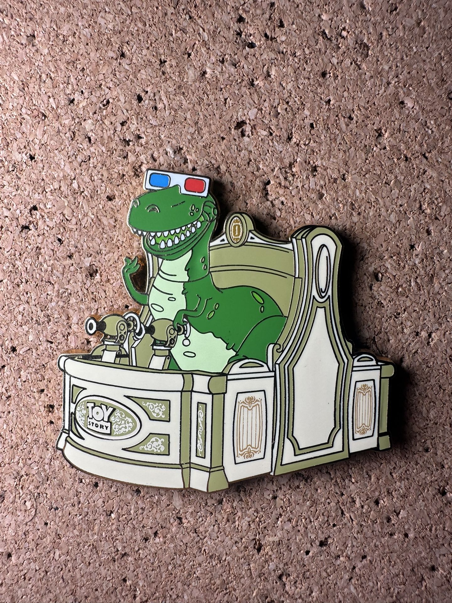 WDI - Toy Story Midway Mania Attraction Vehicle - GRAND OPENING - Rex LE 300