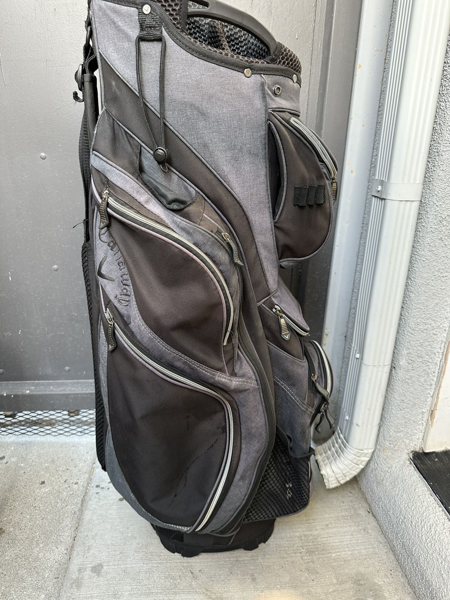 Callaway ORG 14 cart bag Black /Gray W/Rain Cover